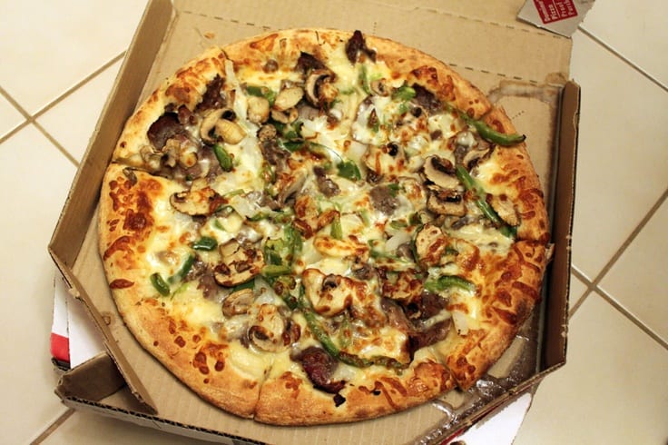 Domino’s Philly Cheese Steak Pizza