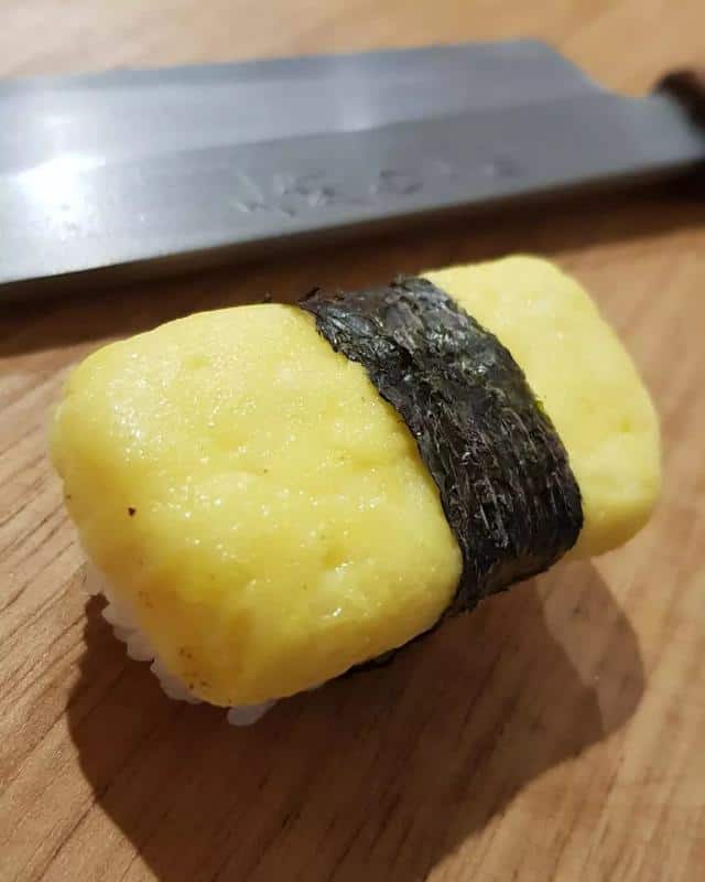 Tamago Nigiri/ Tamagoyaki (Omelette Sushi)