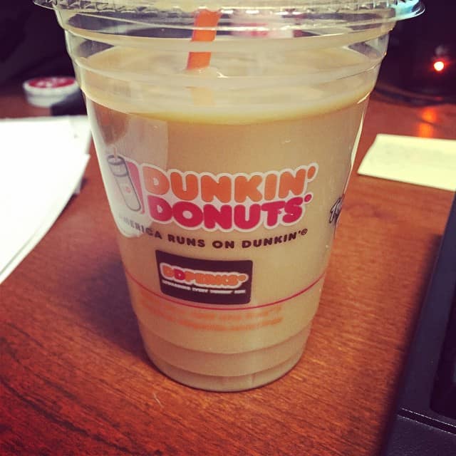 Dunkin’ French Vanilla Swirl Iced Coffee