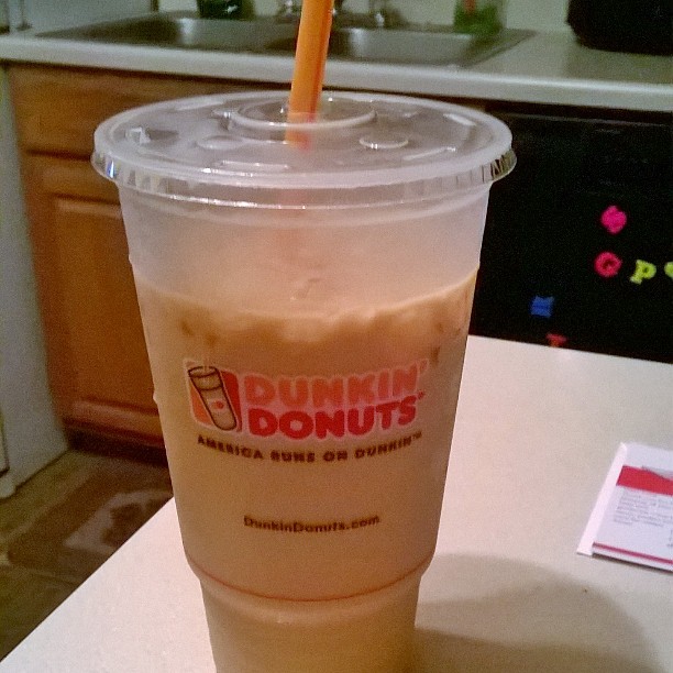 Dunkin’ Pumpkin Swirl Iced Coffee