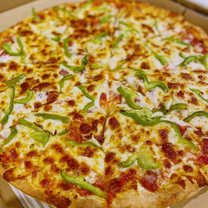 Green Pepper Pizza