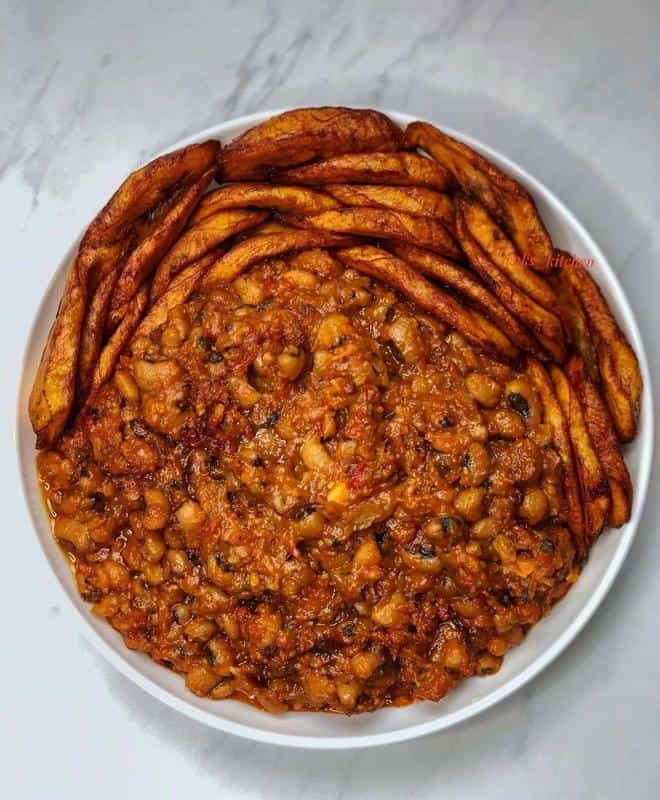 Beans & Dodo (Beans & Fried Plantain)