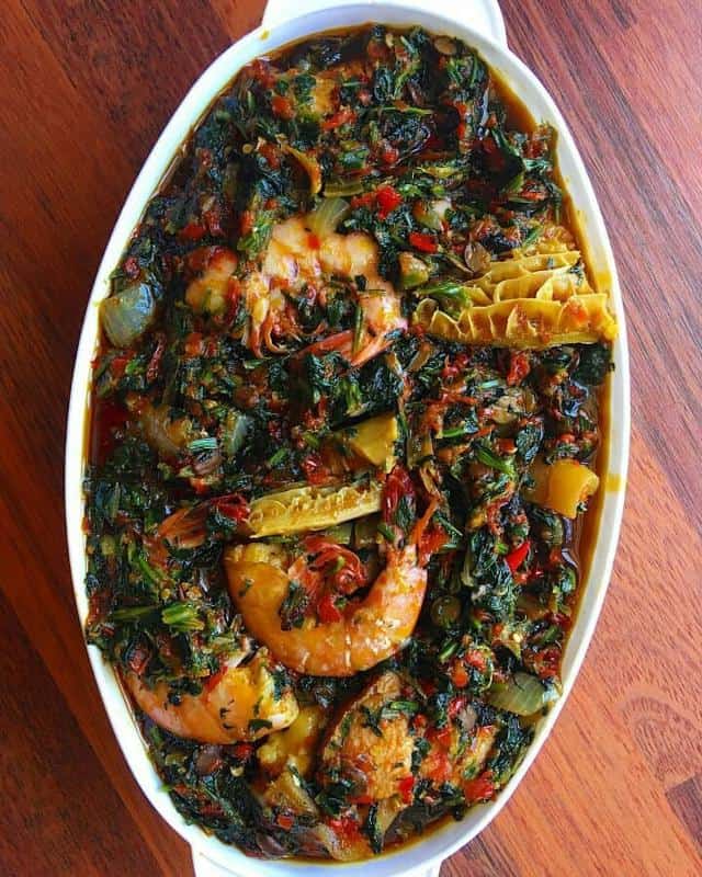 Efo Riro (Spinach Soup)