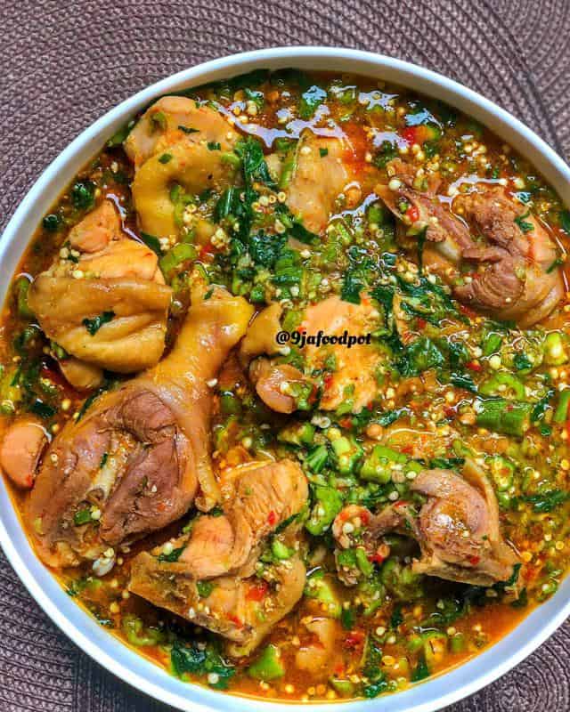 Obe Ila Alasepo (Mixed Okra Soup)