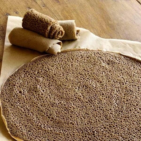 Injera (Ethiopian Flatbread)