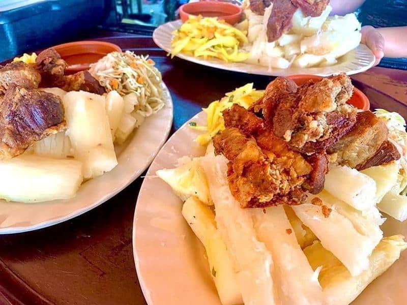 Yuca Con Chicharrón